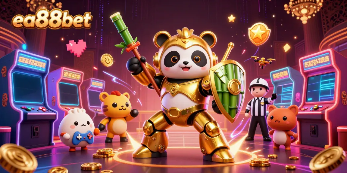 Engage with exciting casino games at ea88bet featuring vibrant 3D digital illustrations.