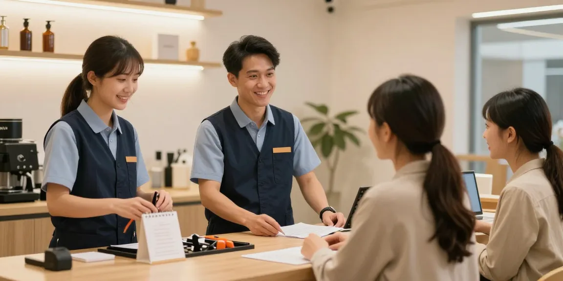 "Trusted 파주op service provider assisting local customers in a professional setting."