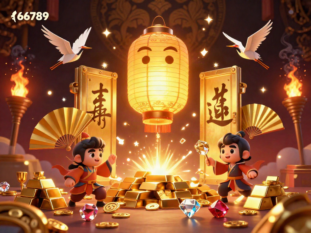 Engage with the 66789 online casino, exploring vibrant golds, characters, and riches in a dynamic gaming scene.