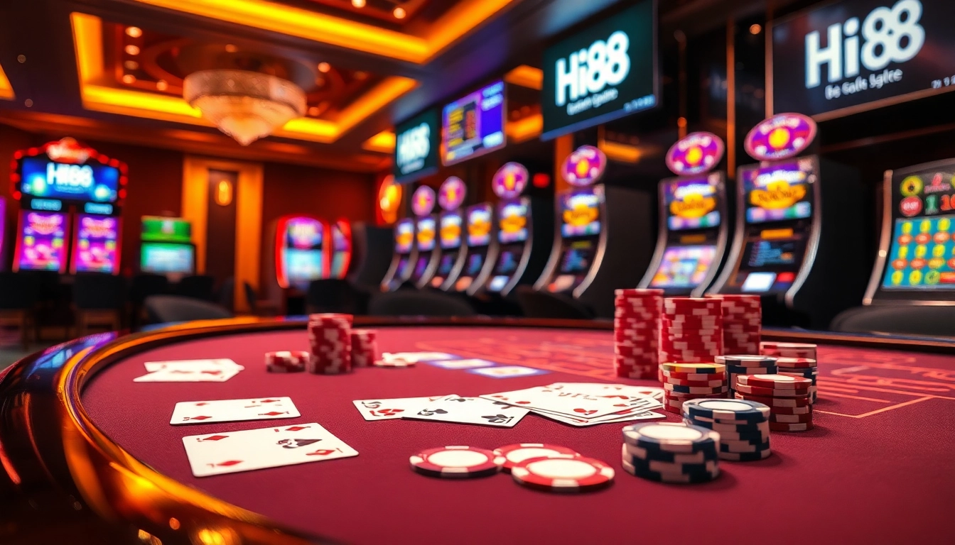 Experience the excitement of Hi88 with vibrant casino games and thrilling betting action.