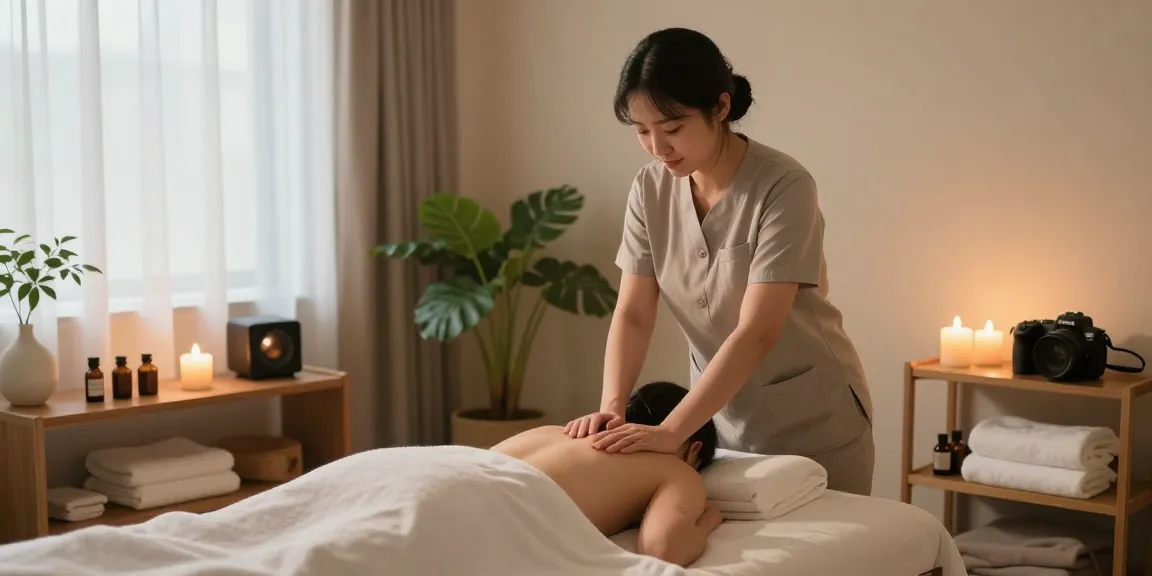Relaxing massage therapy session showcasing high-quality 파주op services in a serene setting.
