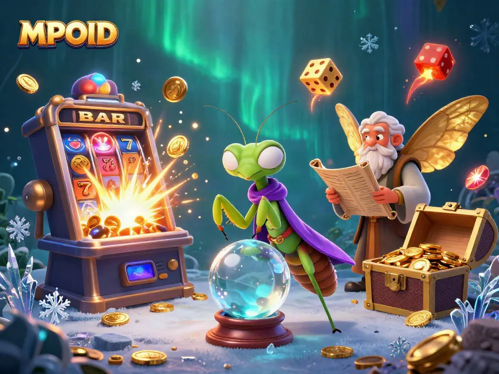 Spin your luck with MPOID in an immersive 3D casino adventure featuring vibrant visuals and thrilling gameplay.