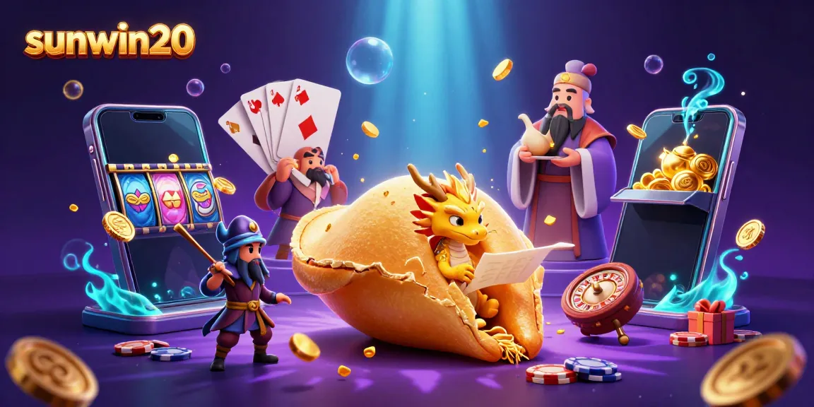Experience the excitement of sunwin20 with unique 3D characters and vibrant casino elements.