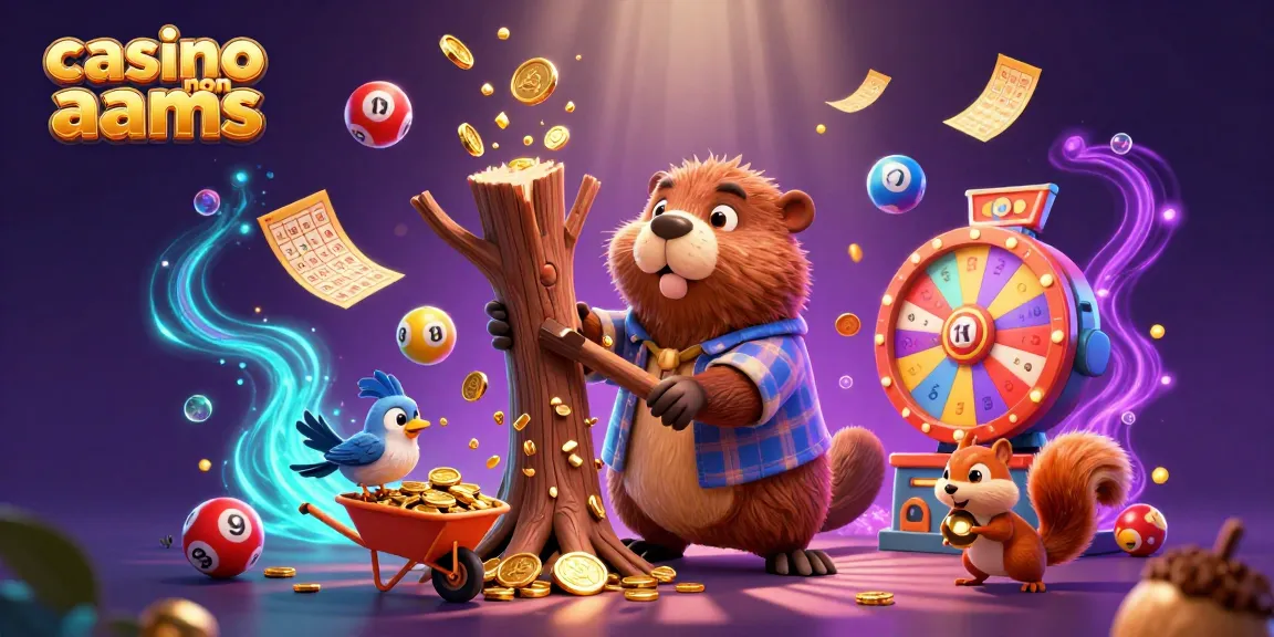 Interagisci con i casinò non AAMS in una vivace scena 3D con personaggi che raccolgono monete.