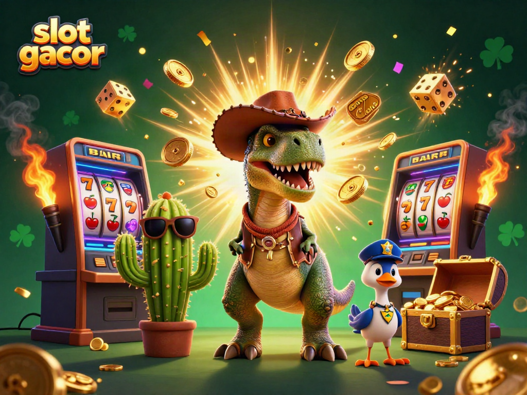 Slot gacor: Jackpot mengagumkan dengan dino cowboy dan mesin slot meledak