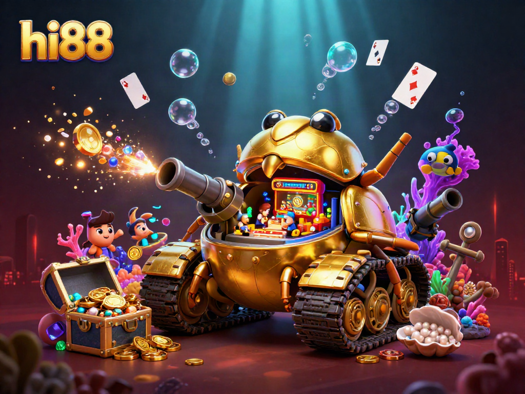 Experience hi88's vibrant gameplay with a vibrant carnival-style casino atmosphere bursting with excitement.