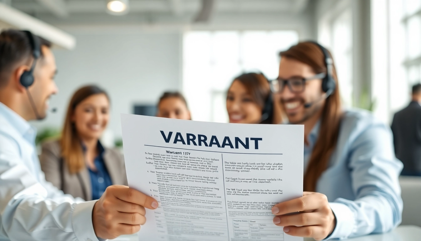 Evaluate Pretzel warranty reviews and trust in a professional setting with documents and customer service staff.