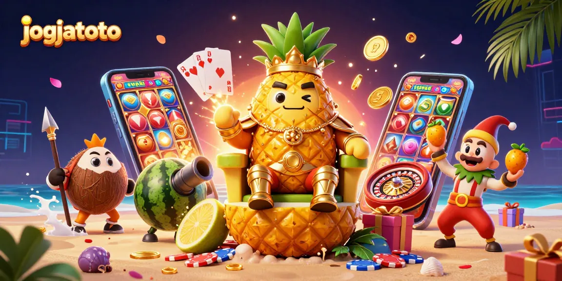 Play thrilling games at jogjatoto with the vibrant casino scene featuring rich characters and engaging elements.
