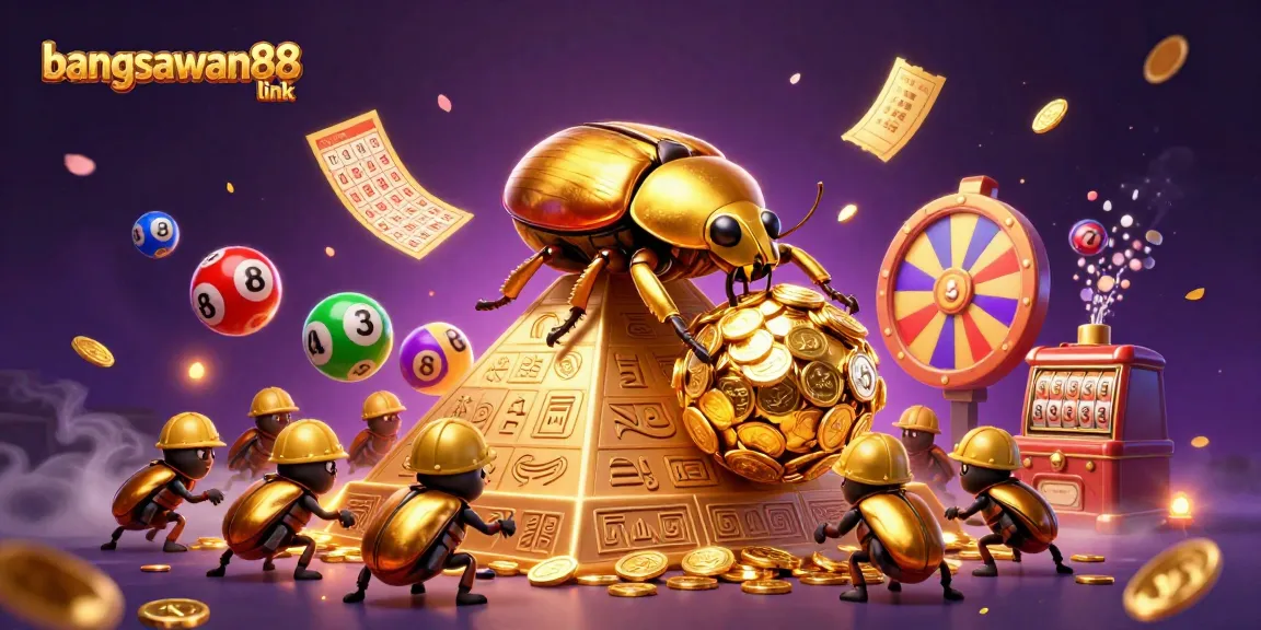 Engage with the thrilling bangsawan88 link experience featuring a vibrant 3D casino-themed illustration.