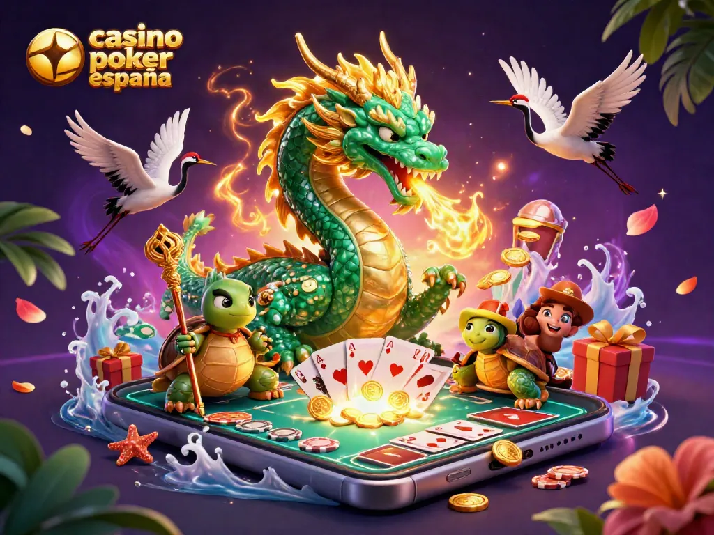 Gana en casino poker online España con estrategias y personajes mágicos en una escena cautivadora.