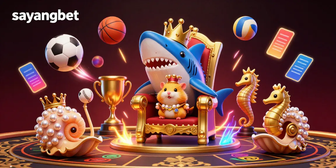 Experience thrilling online betting with sayangbet as the golden hamster king rules the vibrant casino kingdom.