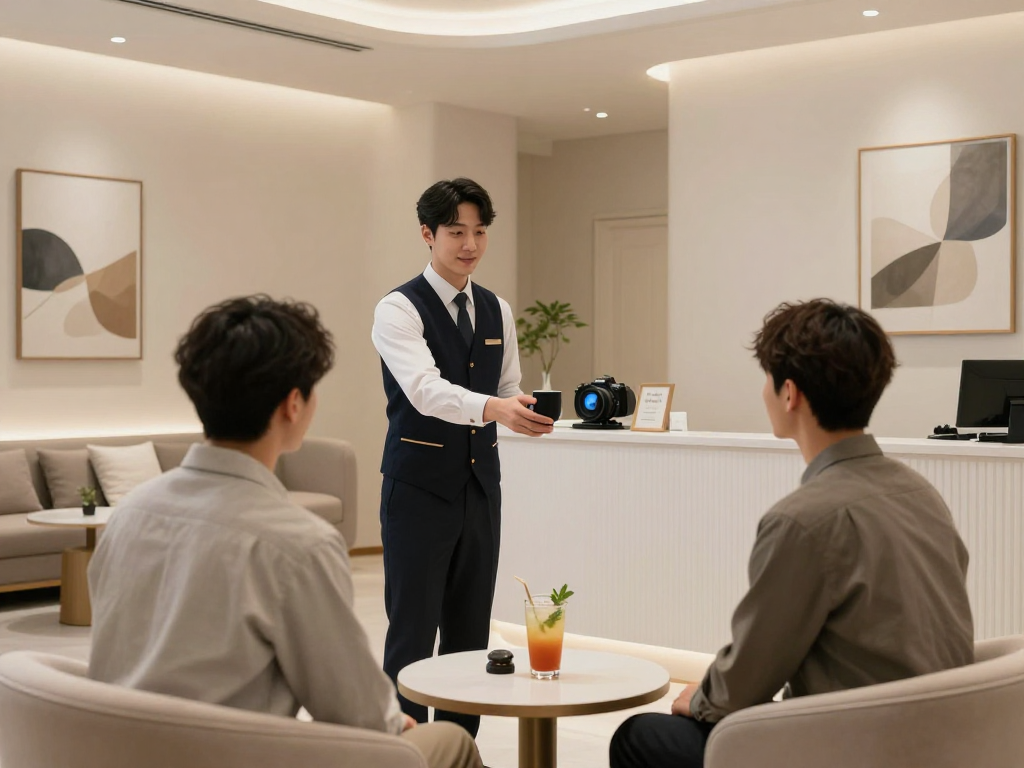 천안 두정동OP를 제공하는 고급스러운 서비스 공간의 분위기