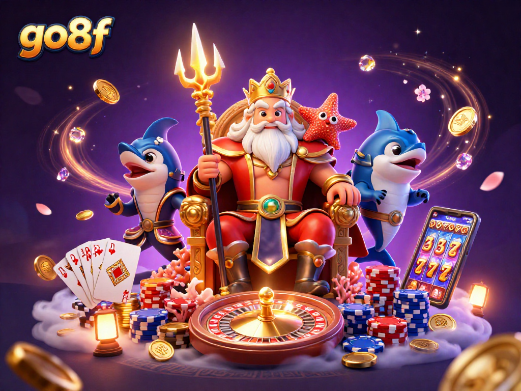 Experience the thrills of go8f with vibrant slot machines and games in a captivating casino fantasy.