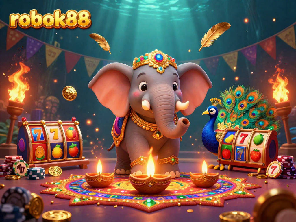 Experience the vibrant casino thrills with rokok88 featuring colorful slots and a lively scene.