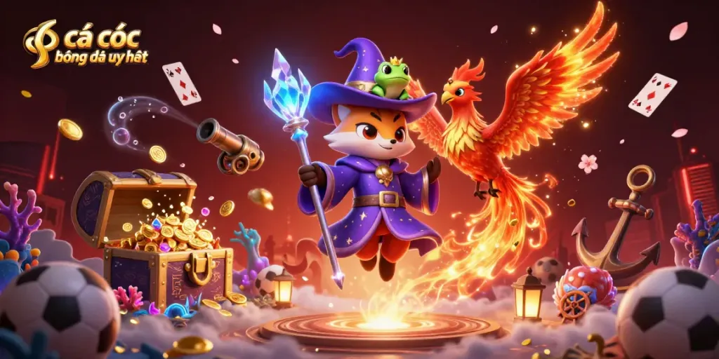 Các hoạt động cá cược bóng đá uy tín với hình ảnh huyền bí, thể hiện sự hấp dẫn của trò chơi.
