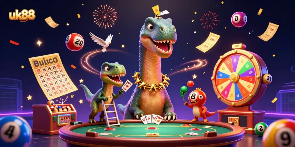 Experience the thrill of uk88 gaming with vibrant cards and dynamic casino elements