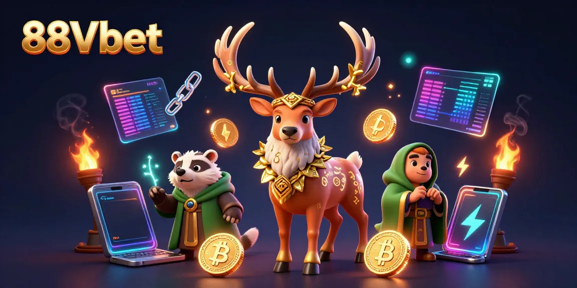 Engage with the thrilling world of 88Vbet through dynamic fantasy elements in a vibrant casino setting.