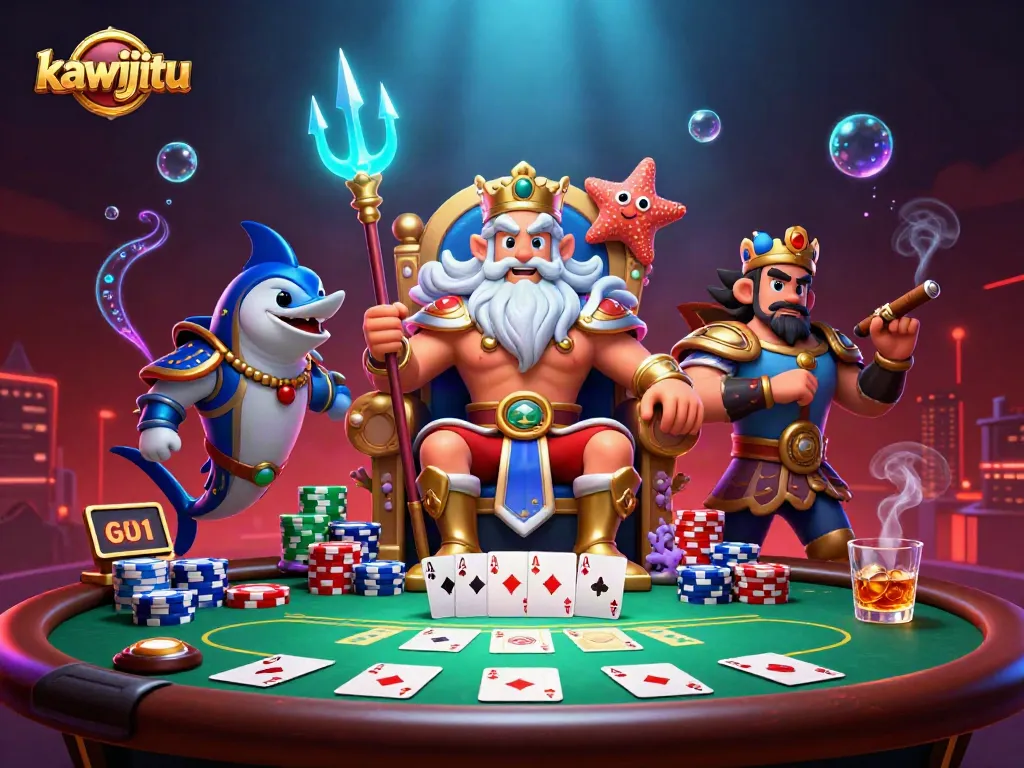 Gambarlah sukses di kawijitu dengan Neptune dan suasana kasino yang menakjubkan.