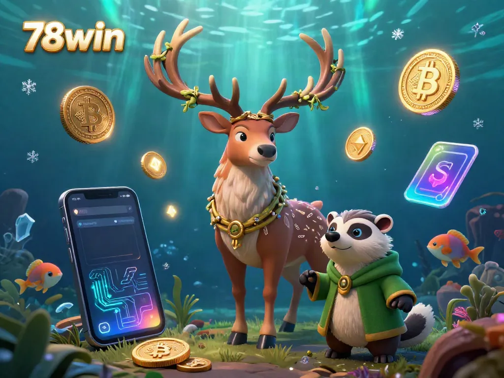 Engage in the vibrant world of 78win, experiencing thrilling fish shooting games with dynamic underwater elements.