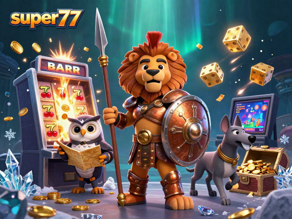 Experience thrilling wins at super77 with a majestic lion, strategic owl, and swift greyhound.