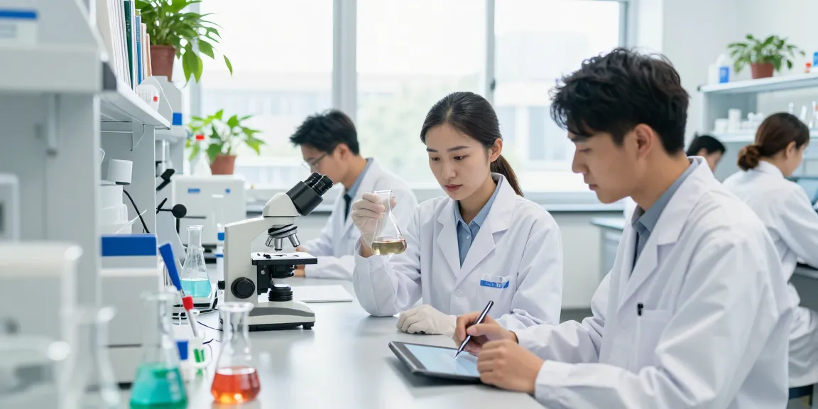 Laboratory collaboration at https://summitresearchsupply.com, showcasing diverse scientists working together on innovative research.