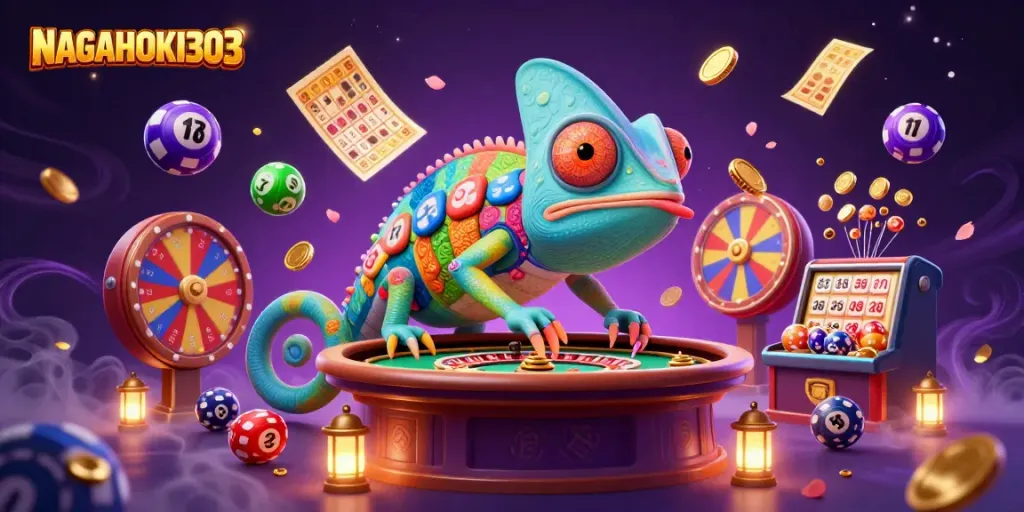 Nikmati keseruan NAGAHOKI303 dengan ilustrasi kasino yang penuh warna dan detail menarik!