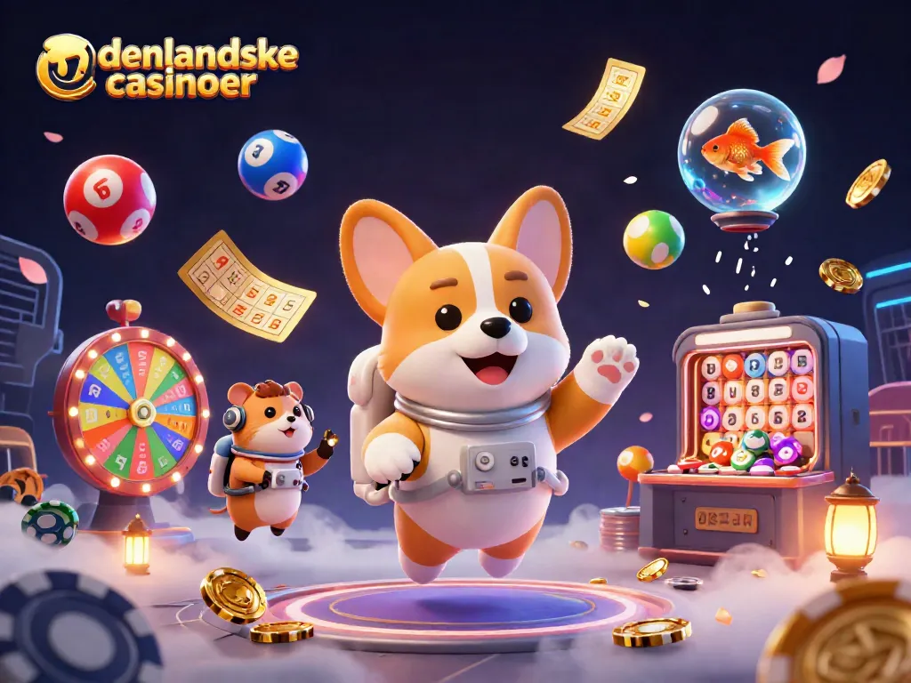 Experience thrilling action at udenlandske casinoer with a floating corgi in a space casino