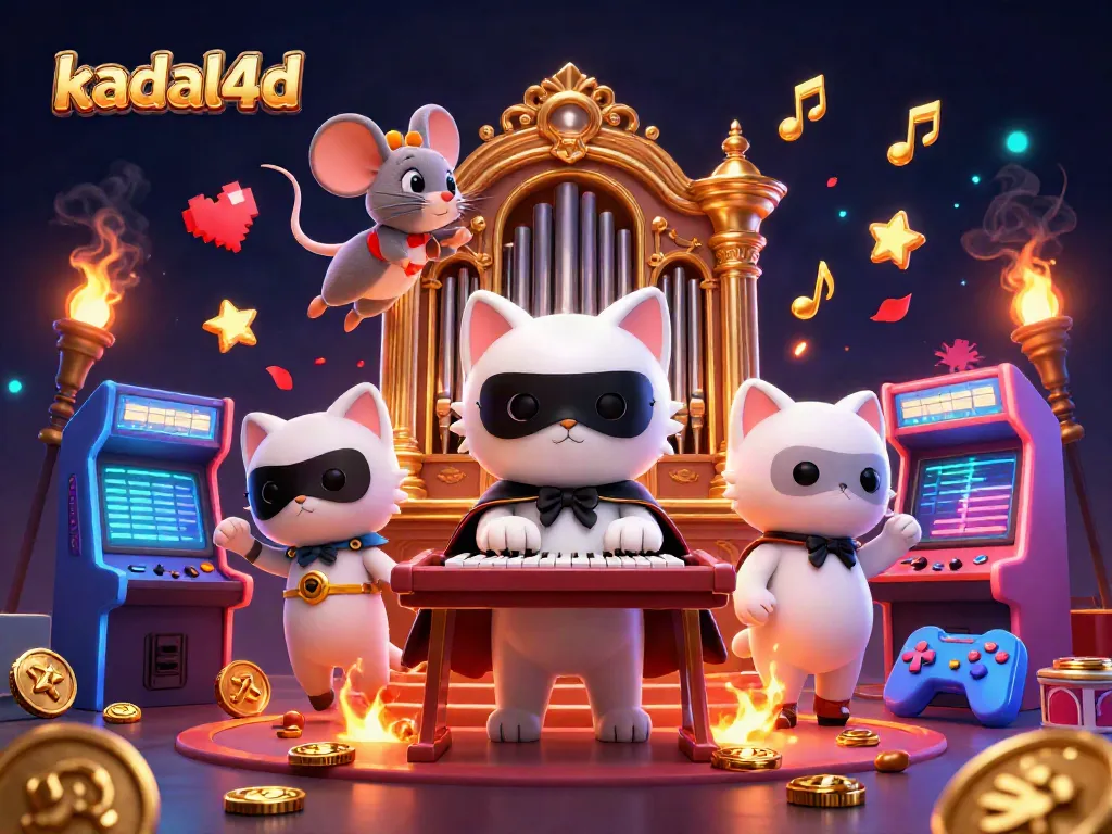 Experience thrilling gameplay and winning strategies at kadal4d, with vibrant casino elements and 3D characters.