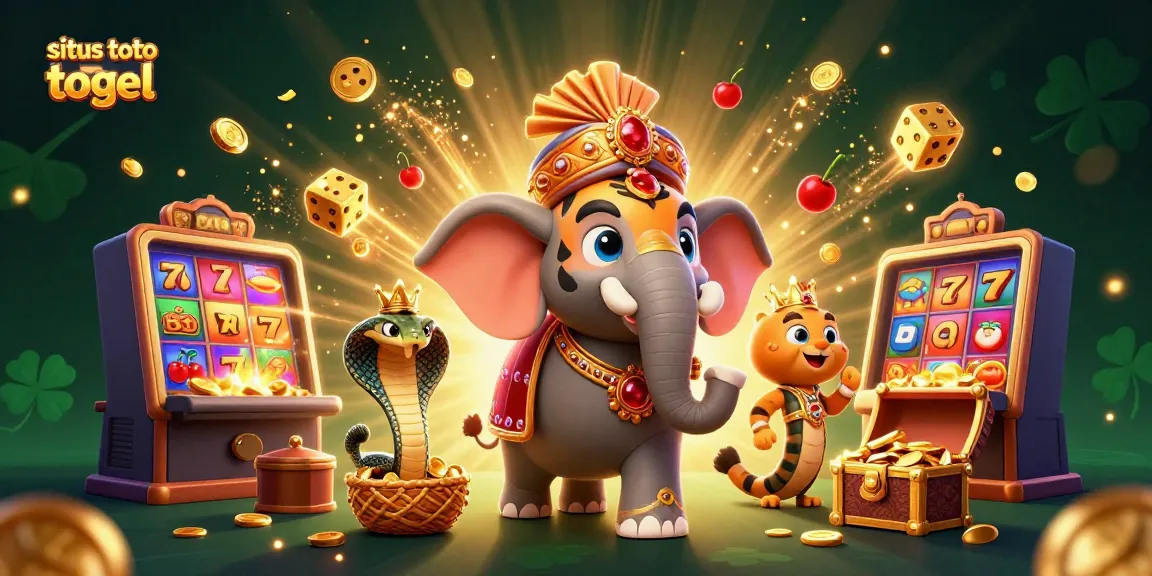 Experience situs toto togel excitement with vibrant 3D casino scene bursting with action and rewards.