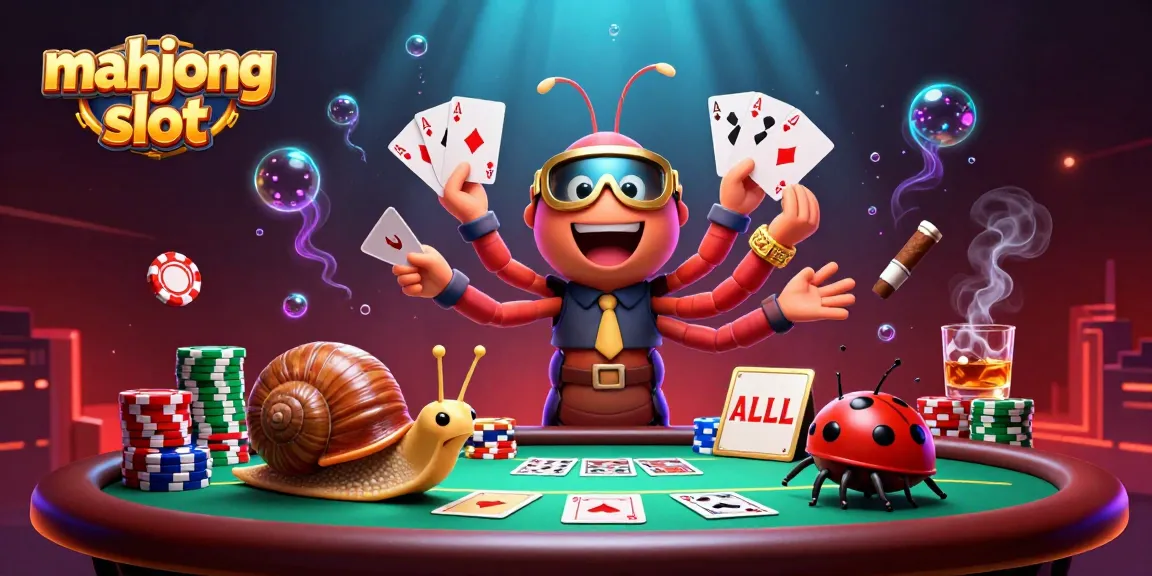 Experience the excitement of mahjong slot with imaginative characters and vibrant casino elements.