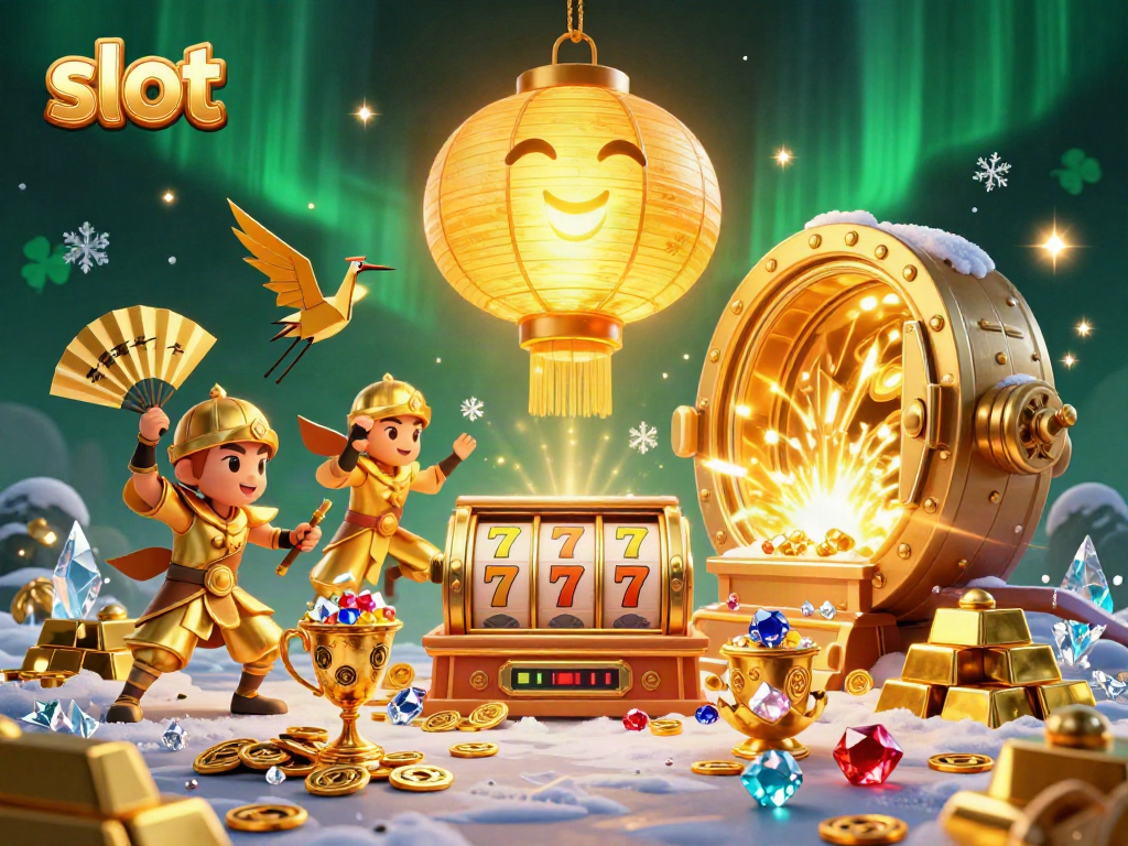 Mainkan slot seru di BMWSLOT88 dengan banyak simbol keberuntungan dan harta karun berkilau.