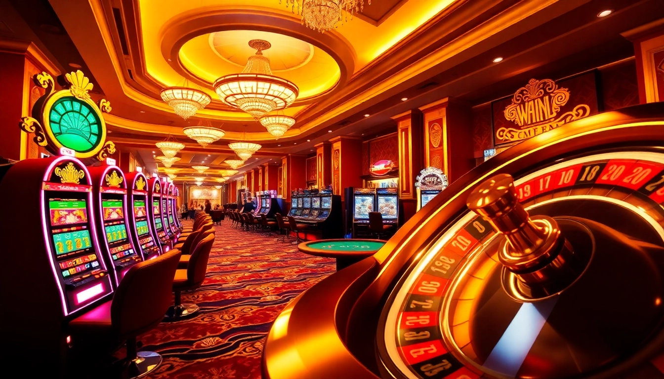 Rasakan kegembiraan melakukan Depo 5k di mesin slot yang meriah dan meja kasino.