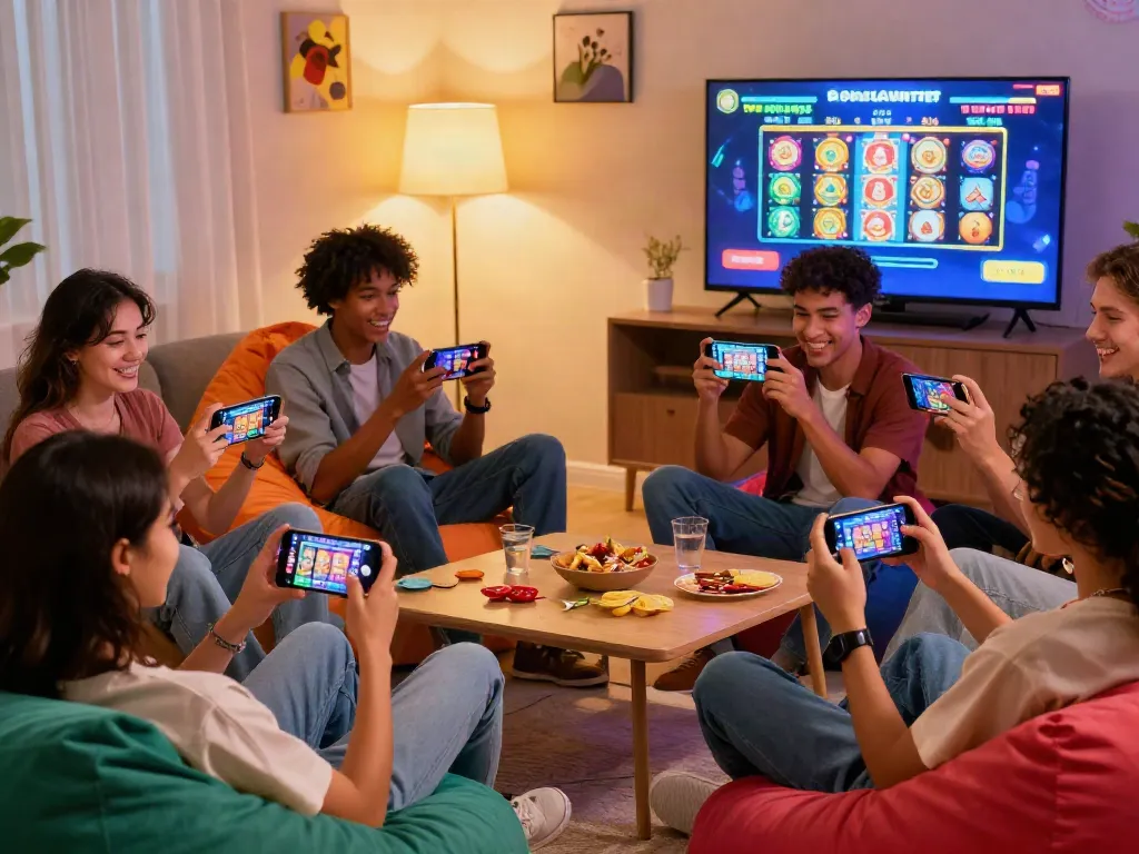 RUSUNTOTO: Pengalaman bermain game slot yang menyenangkan di ruang tamu.