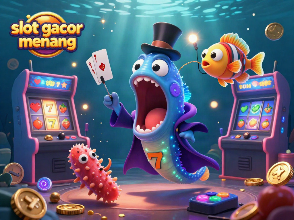Experience the thrill of slot gacor gampang menang with vibrant characters and immersive casino-themed visuals.