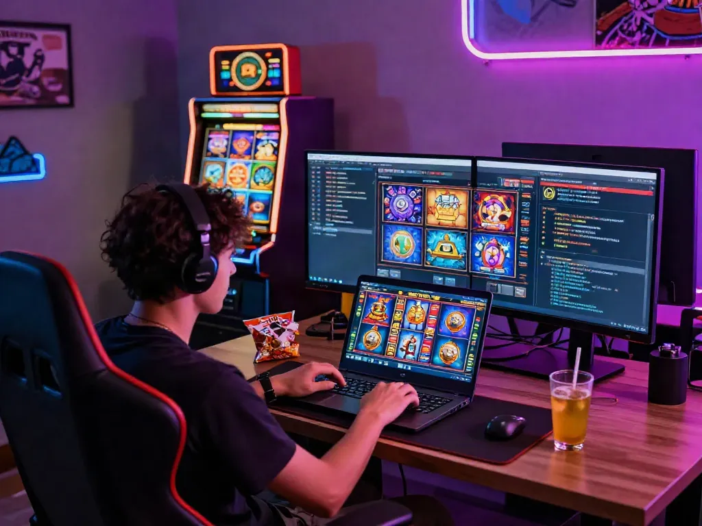 Engaging online slot gaming scene with vibrant graphics and interactive elements.