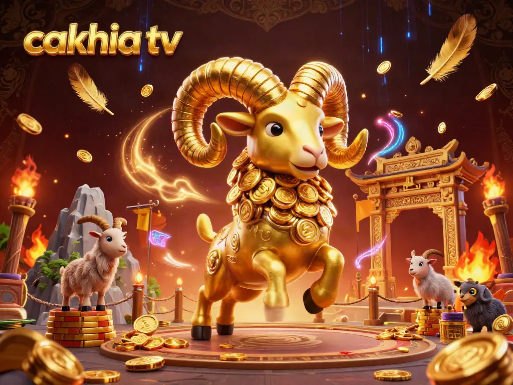 Cakhia TV displays thrilling live sports betting action with vibrant characters and dynamic elements.