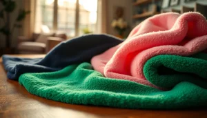 Fleece fabric in diverse kleuren, perfect voor knusse en comfortabele projecten.