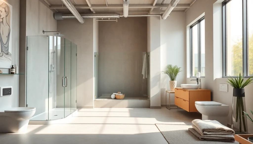 Erleben Sie die hochwertigen Badezimmerprodukte von sonni sanitär GmbH in einem eleganten Showroom.