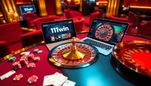 Experience the thrill of online gambling at 11win with luxury casino visuals and dynamic action.