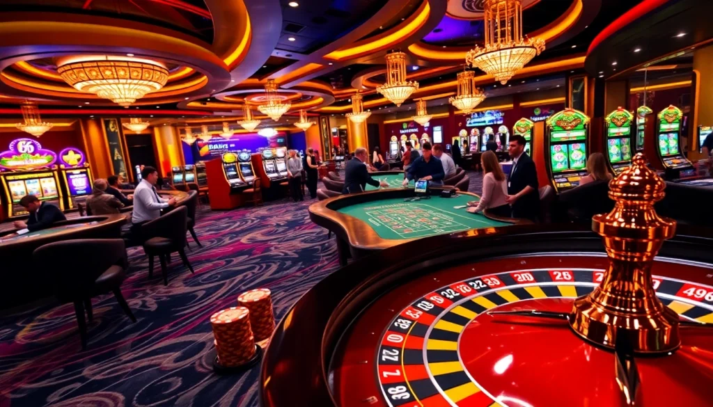 Experience the thrill of gambling at 67bet with vibrant casino tables and engaging players.