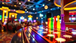 Rasakan keseruan permainan slot plinko dengan papan pin berwarna-warni yang menarik perhatian.