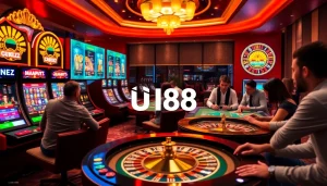 UU88 enhances casino excitement with vibrant slot machines and poker action.