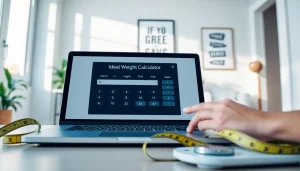 Use the ideal weight calculator to determine your healthy weight range effectively.