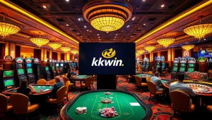 Engage in thrilling gameplay at https://kkwin.life/ with dynamic casino visuals showcasing excitement.
