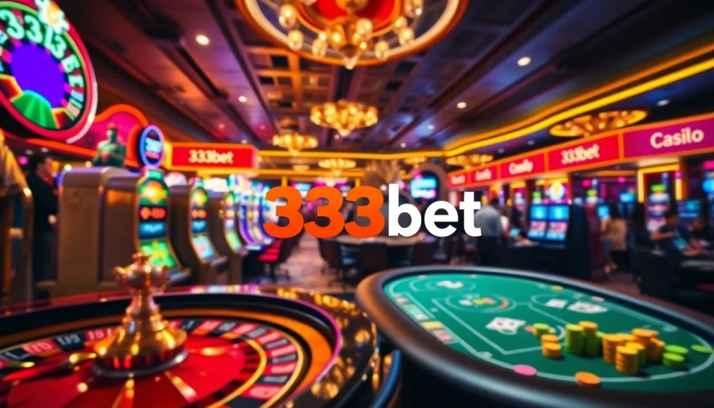 Experience the thrill of winning with the 333bet App at vibrant casino games.