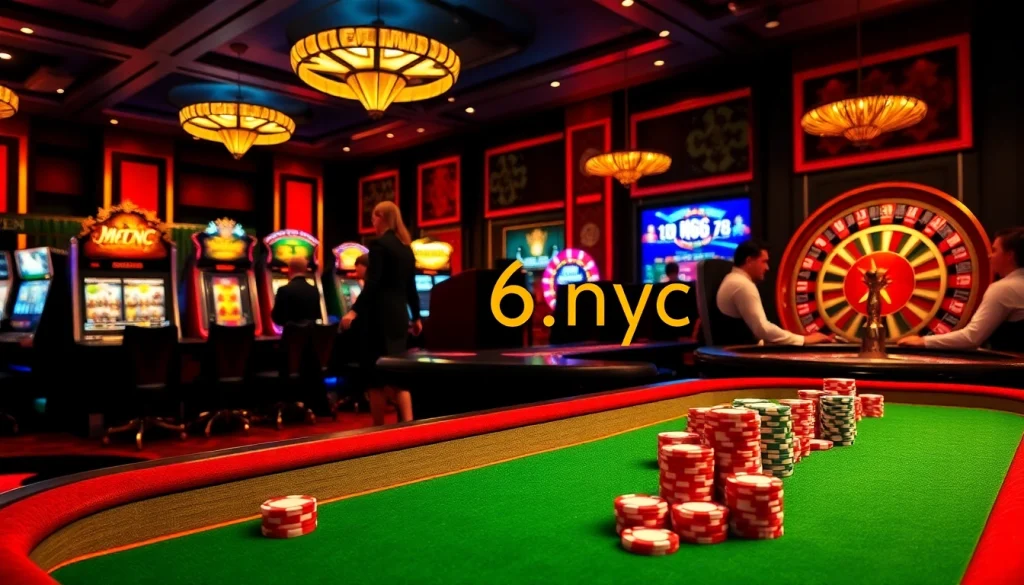 Play thrilling games at mb66.nyc in a luxurious online casino atmosphere with vibrant gaming action.