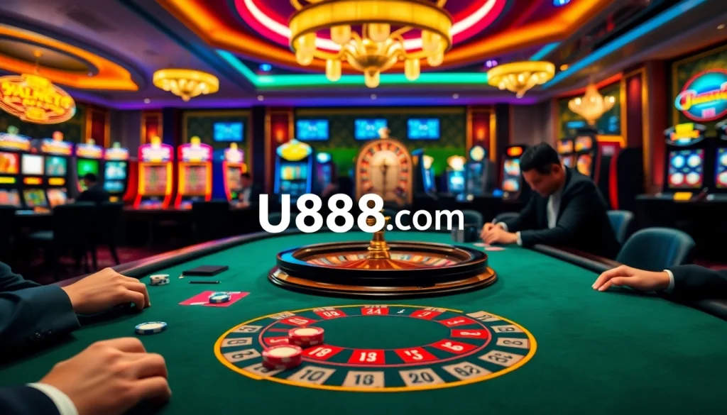 Experience the thrill of U888 com gaming with live dealers and vibrant casino visuals.