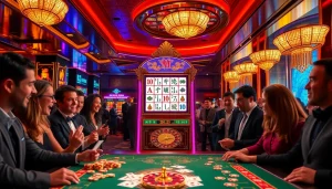 Terlibat dalam demo mesin slot Mahjong sambil menikmati sensasi atmosfer kasino yang hidup.