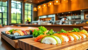 Nikmati slot depo 1000 dengan platter sushi segar yang menggugah selera di restoran kami.