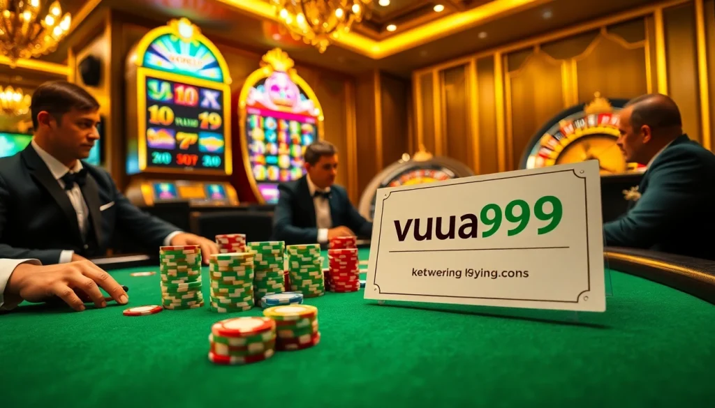Experience the excitement of vua99 with high-stakes poker and vibrant slot machines